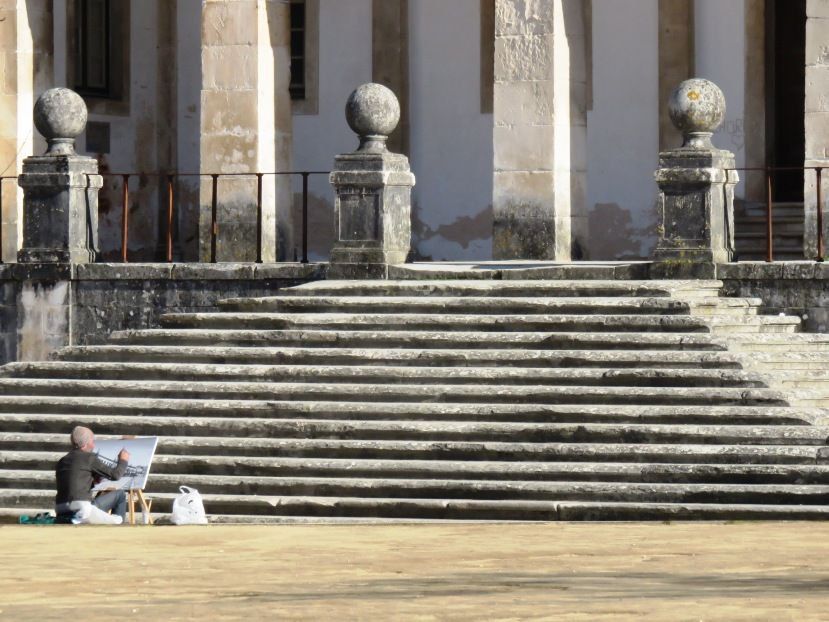 Painting the past - Alcobaça, Portugal