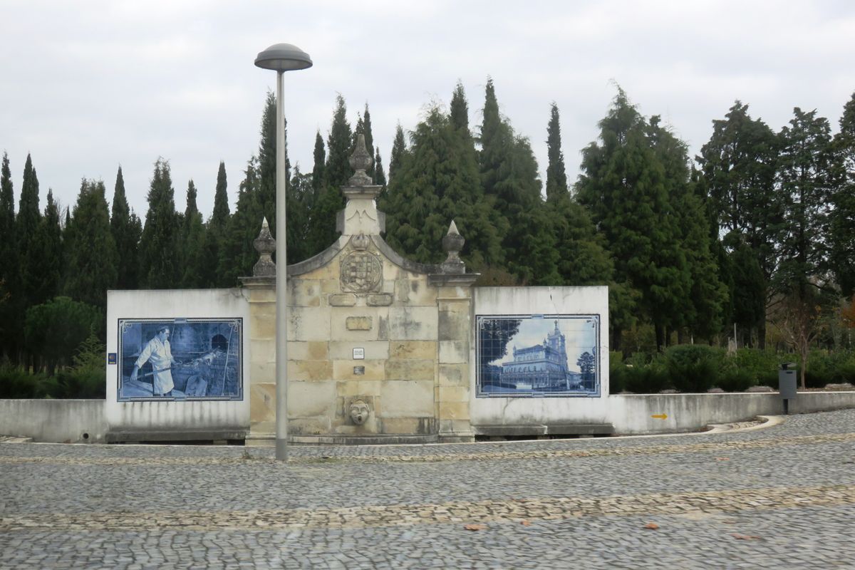 Old fountain in Alcobaça - Portugal