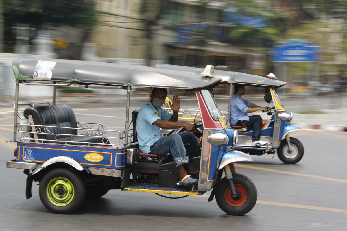 Tuk Tuk's In Bangkok